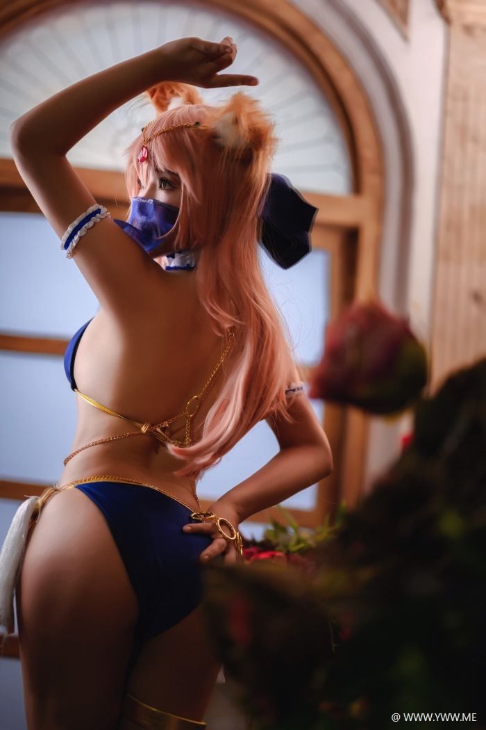 微博红人Coser@抱走莫子aa – 玉藻前-像素点
