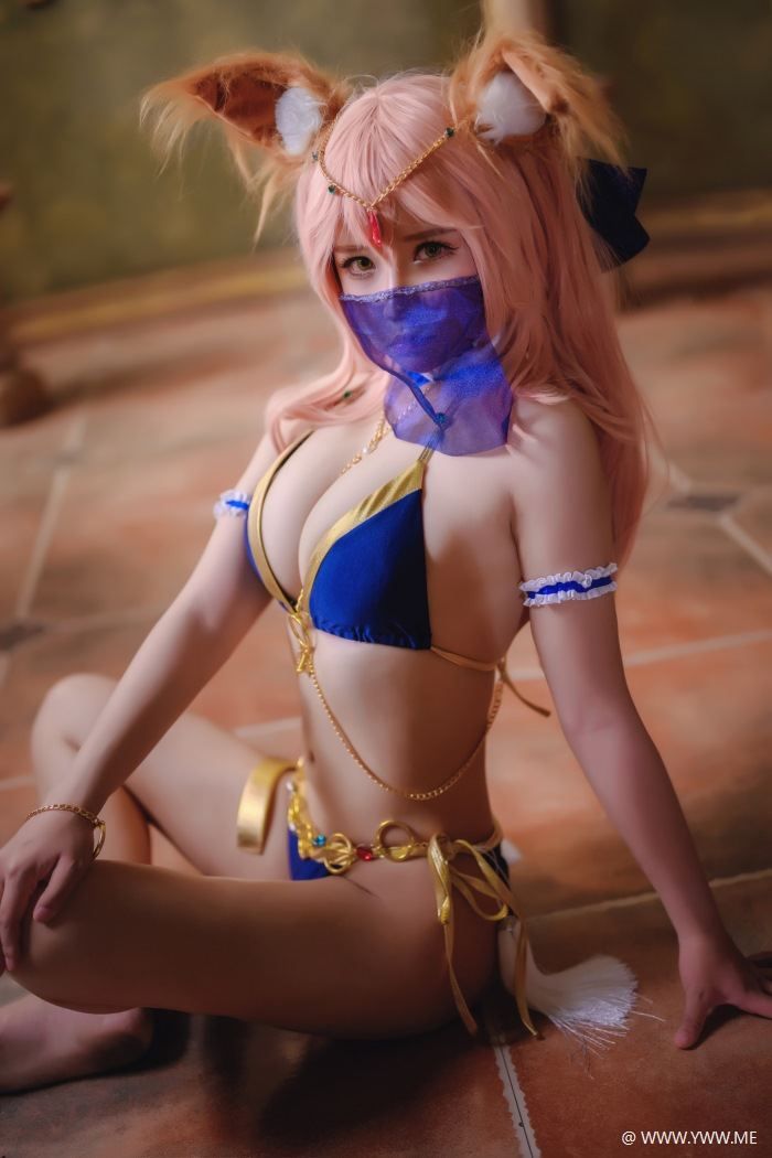 微博红人Coser@抱走莫子aa – 玉藻前-像素点