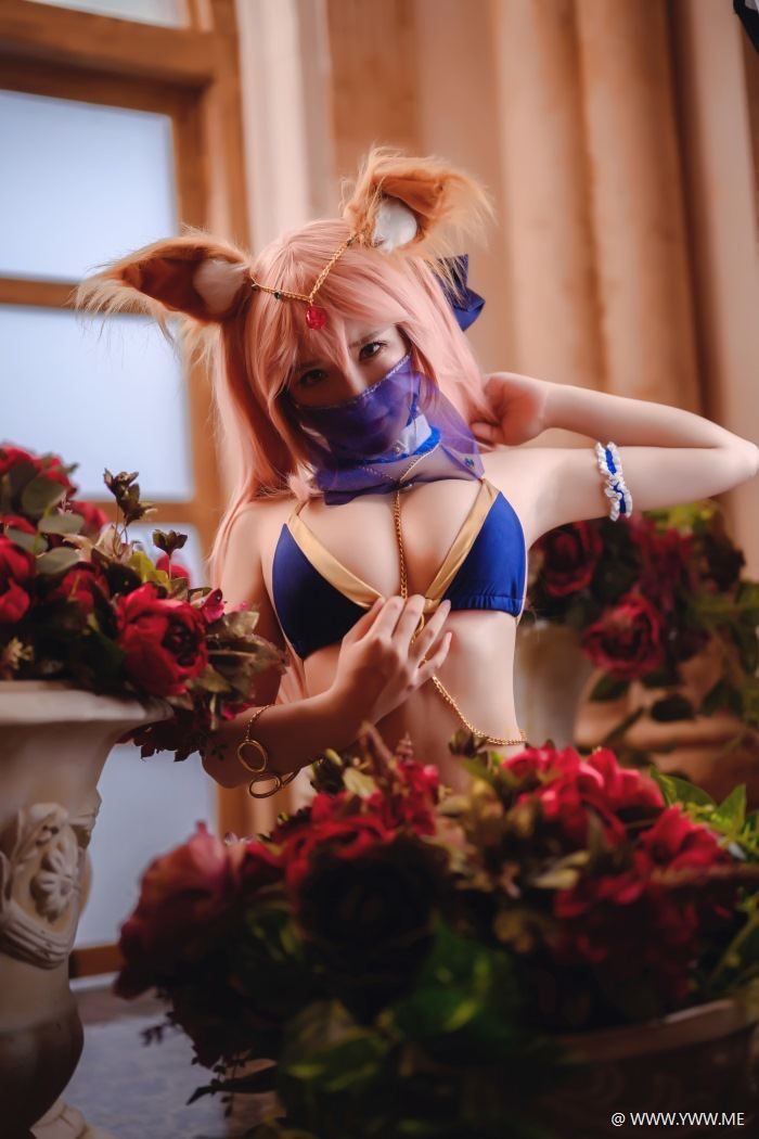 微博红人Coser@抱走莫子aa – 玉藻前-像素点