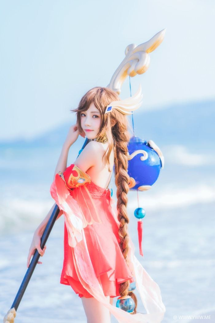 萝莉风COS 桜桃喵 – 王者荣耀沧海大乔-像素点