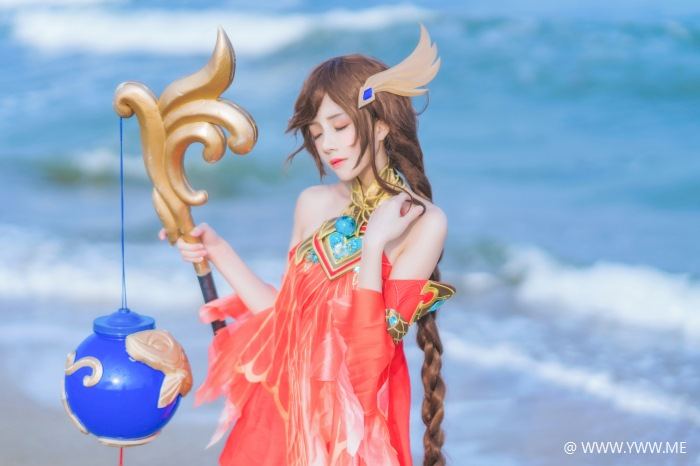 萝莉风COS 桜桃喵 – 王者荣耀沧海大乔-像素点
