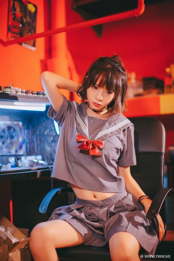 COS美女 疯猫ss – 暗黑JK-像素点