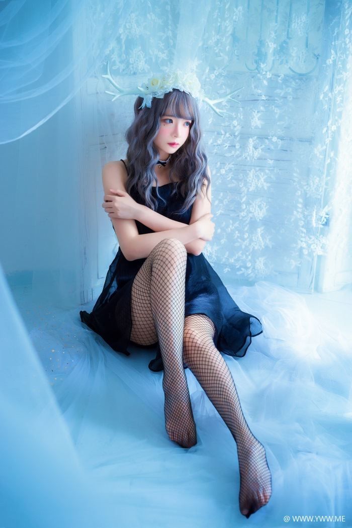 COS美女 疯猫ss – 黑裙-像素点