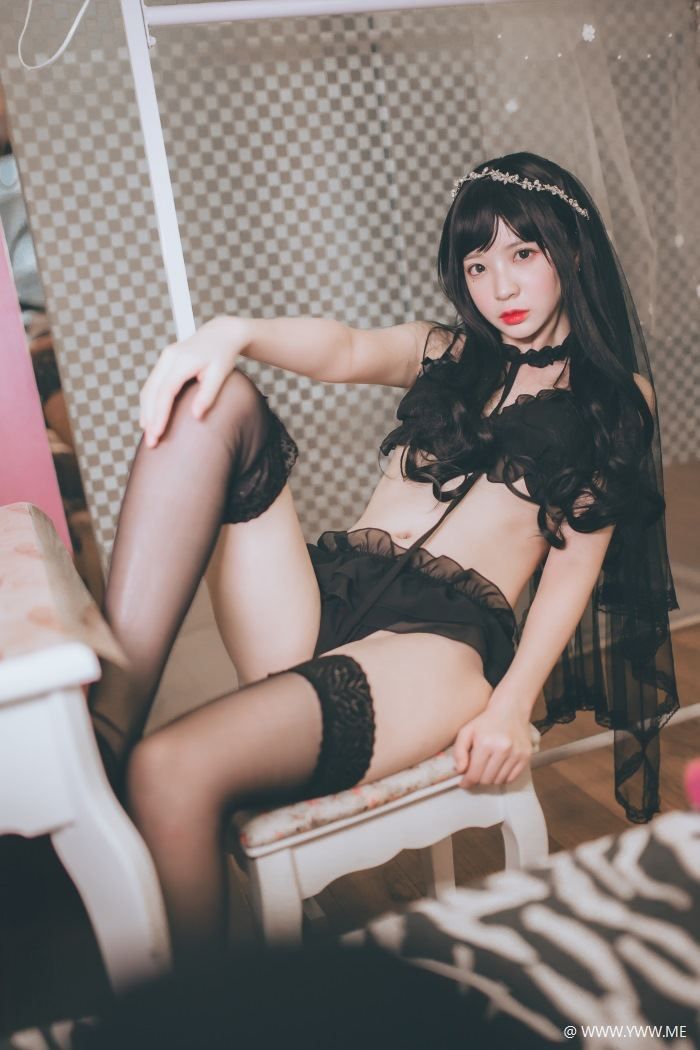 COS美女 疯猫ss – 黑色小野猫-像素点