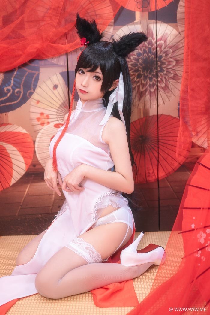 知名Coser@蠢沫沫 爱宕习字-像素点