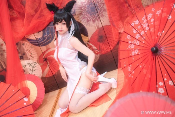 知名Coser@蠢沫沫 爱宕习字-像素点