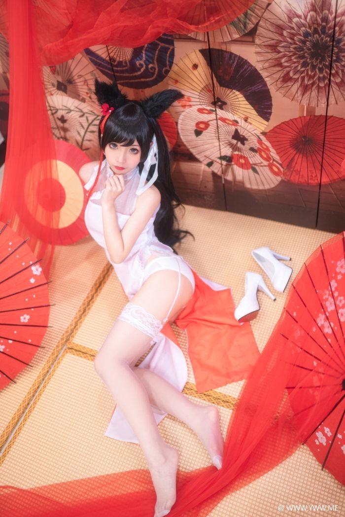 知名Coser@蠢沫沫 爱宕习字-像素点