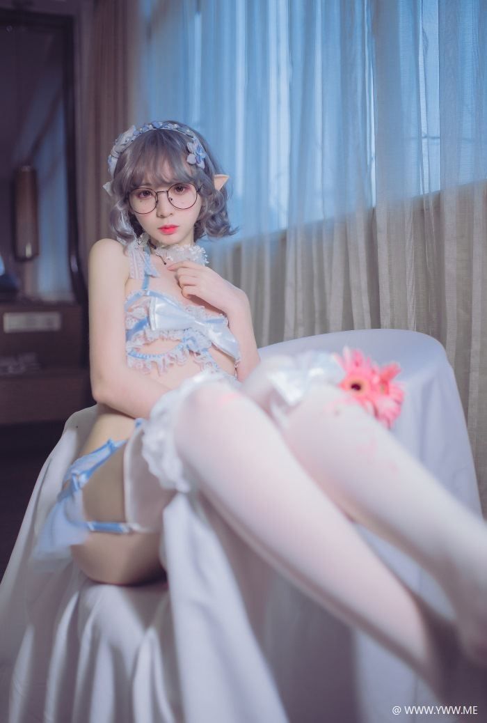 COS美女 疯猫ss – 蓝色精灵-像素点