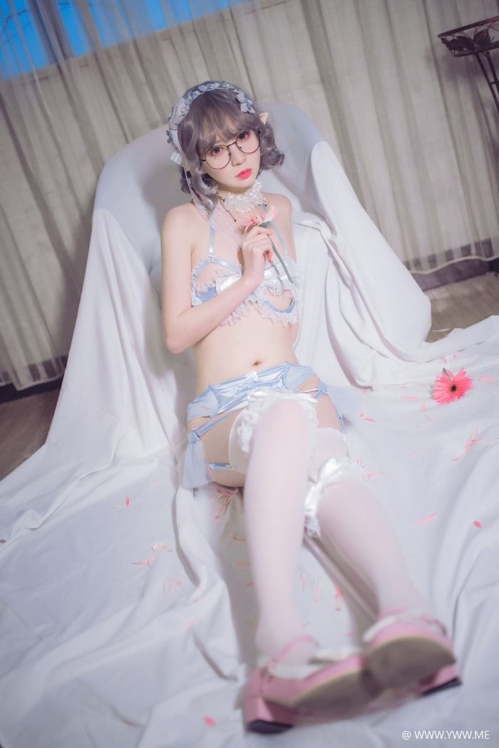 COS美女 疯猫ss – 蓝色精灵-像素点