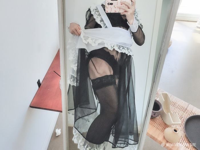 知名Coser@蠢沫沫 透明女仆自拍-像素点