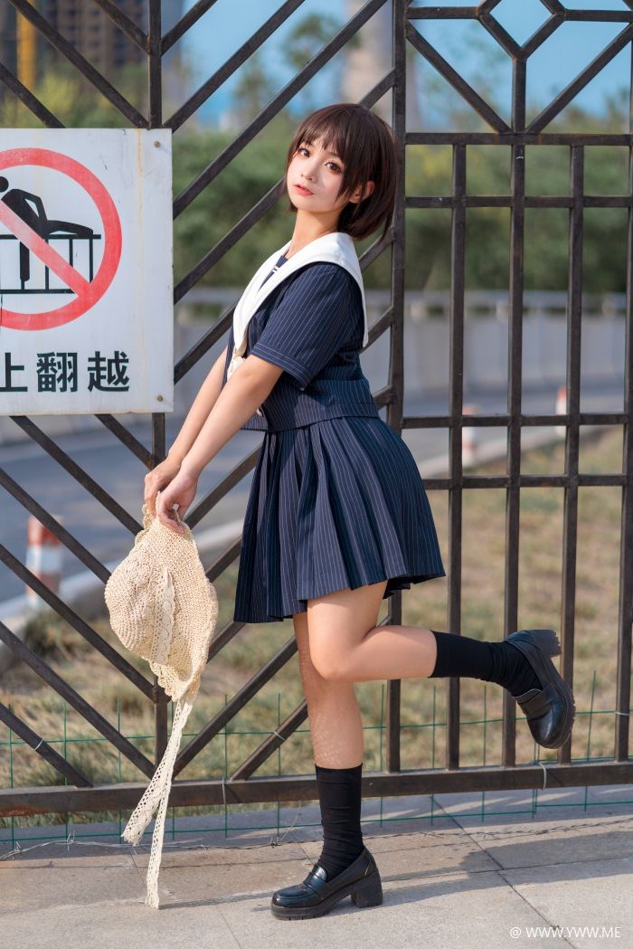 知名Coser@蠢沫沫 JK制服-像素点
