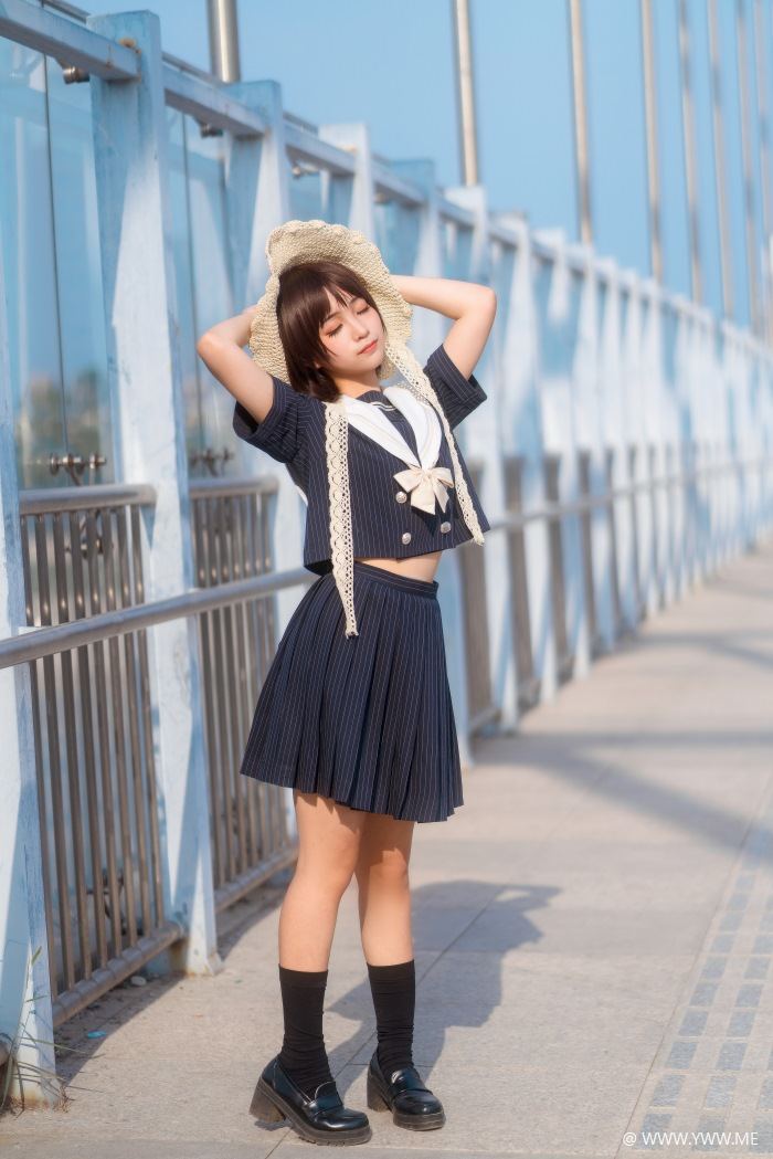 知名Coser@蠢沫沫 JK制服-像素点