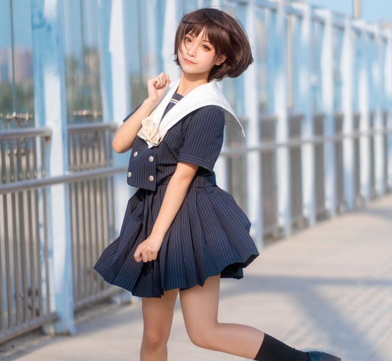 知名Coser@蠢沫沫 JK制服