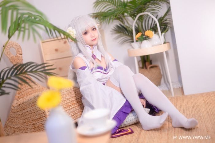 知名Coser@蠢沫沫 艾米利亚-像素点