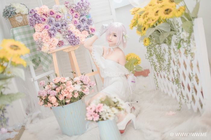 知名Coser@蠢沫沫 玛修-像素点