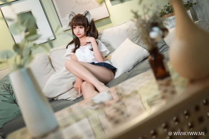 知名Coser@蠢沫沫 短裙猫耳-像素点