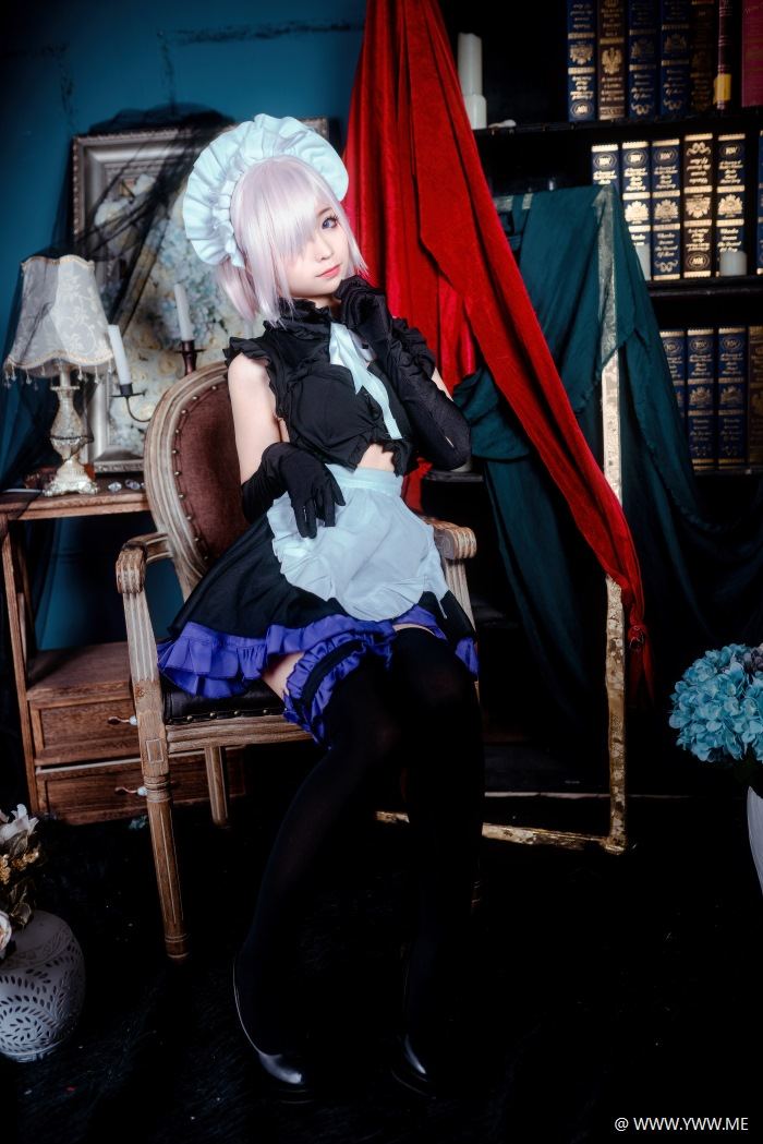 知名Coser@蠢沫沫 玛修女仆-像素点