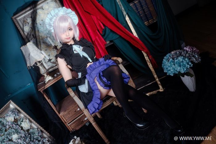 知名Coser@蠢沫沫 玛修女仆-像素点