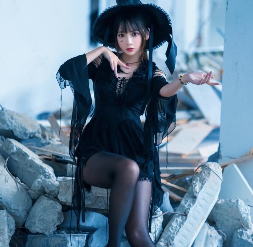 COS美女 疯猫ss – 魔女