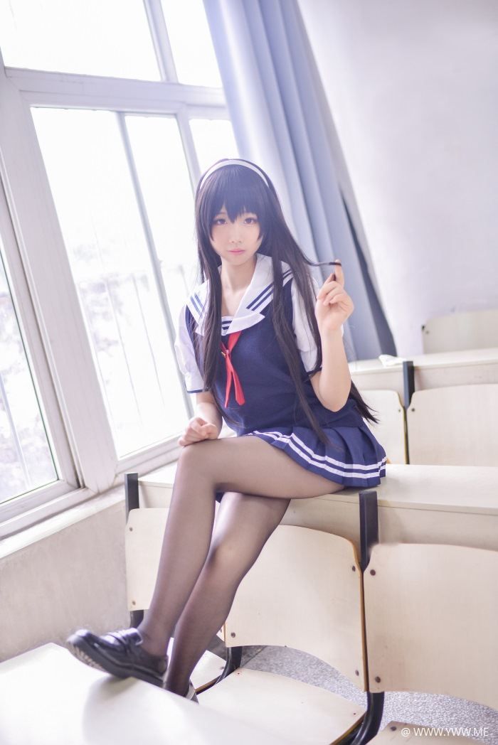 人气Coser小姐姐@雪琪SAMA – 霞之丘诗羽-像素点
