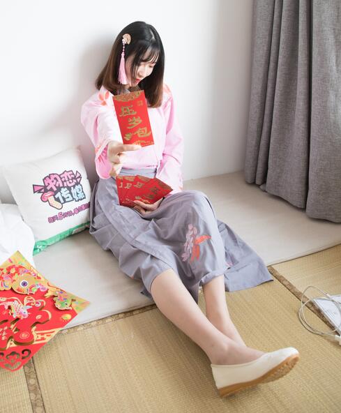 物恋传媒 No.109 猫耳-小众汉服与肉丝的巧妙搭配