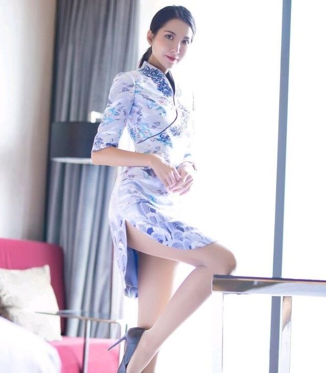 [XIAOYU语画界] 2020.05.07 VOL.304 Carry 旗袍 丝袜