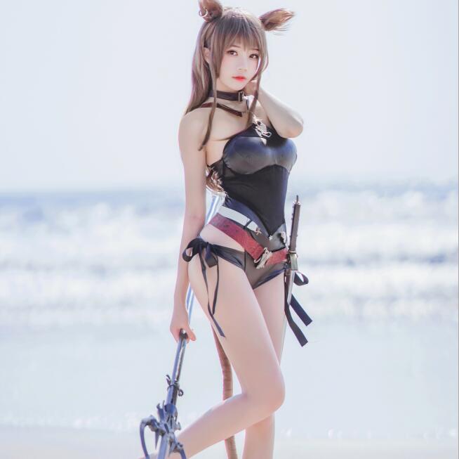 萝莉风COS 桜桃喵 – 泳装