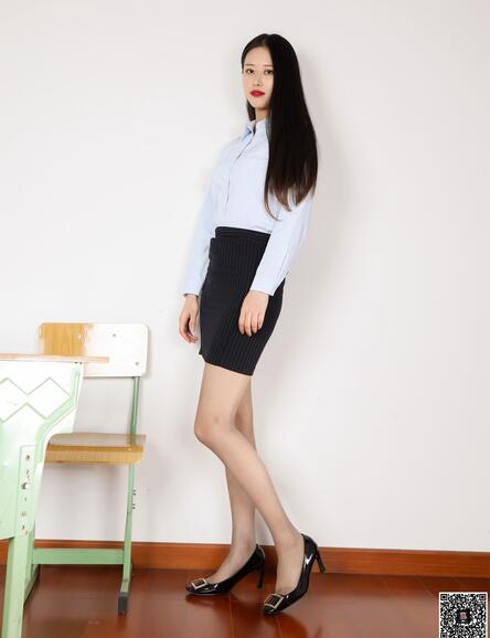 [丝慕写真] SM224 天天一元 模特：婉玲《收藏高跟鞋的主管》