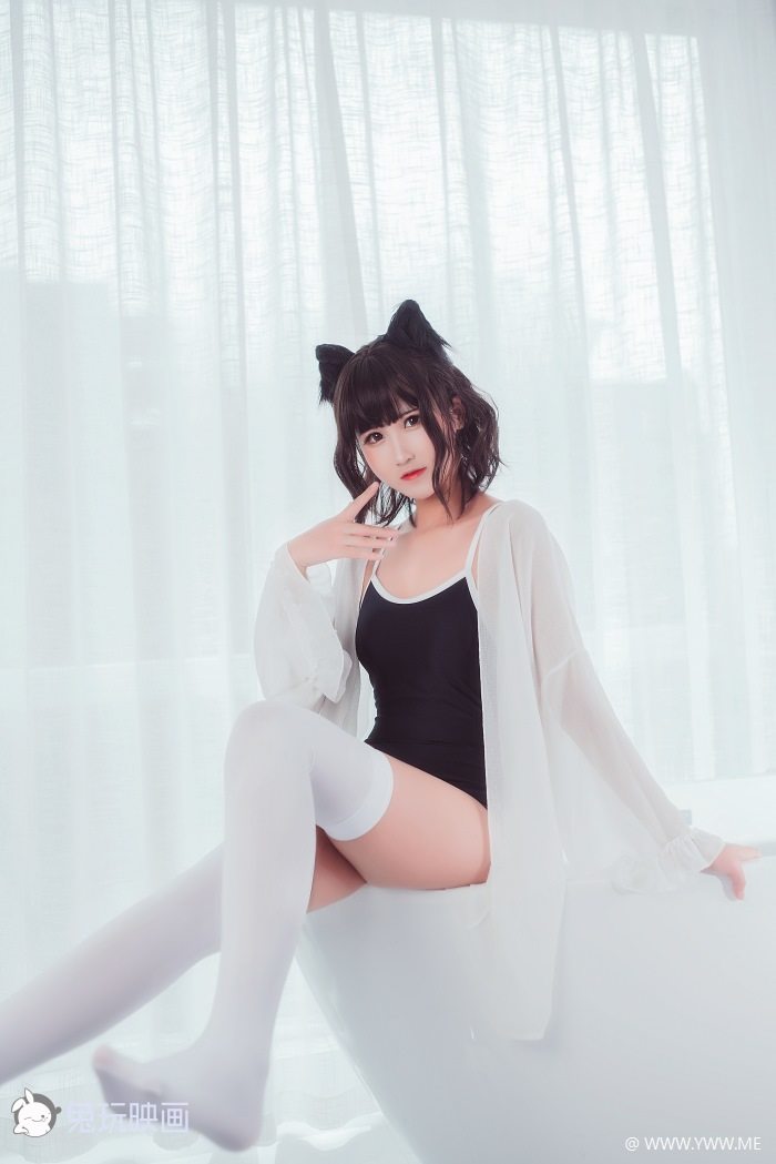 COS小妹妹@三度_69 兔玩映画 夏日泳装 白丝喵-像素点