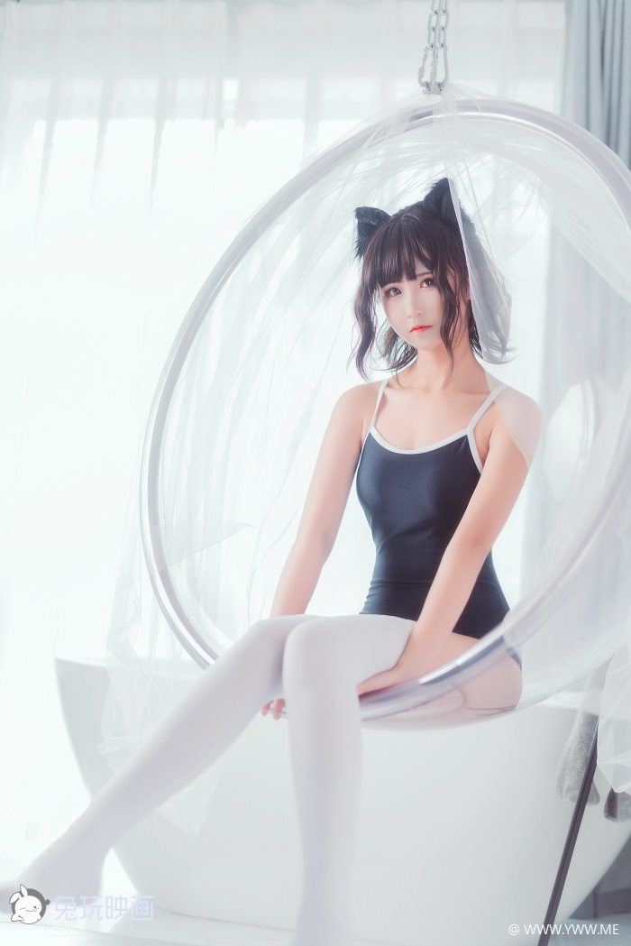 COS小妹妹@三度_69 兔玩映画 夏日泳装 白丝喵-像素点