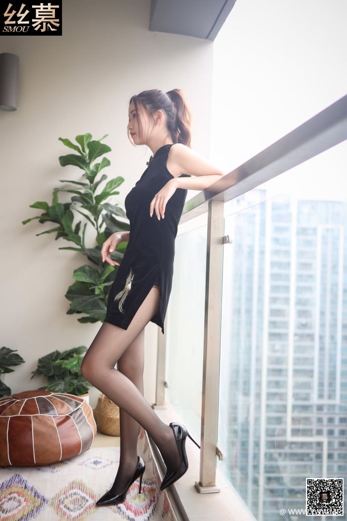 丝慕写真 SM263 天天一元 模特:文欣《丝滑情节》-像素点