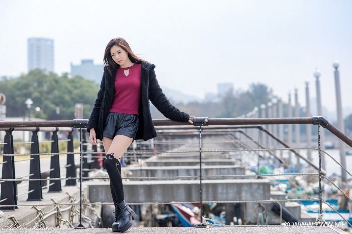 台湾美女 – Dudu Wu(吴若) 淡水老街-像素点