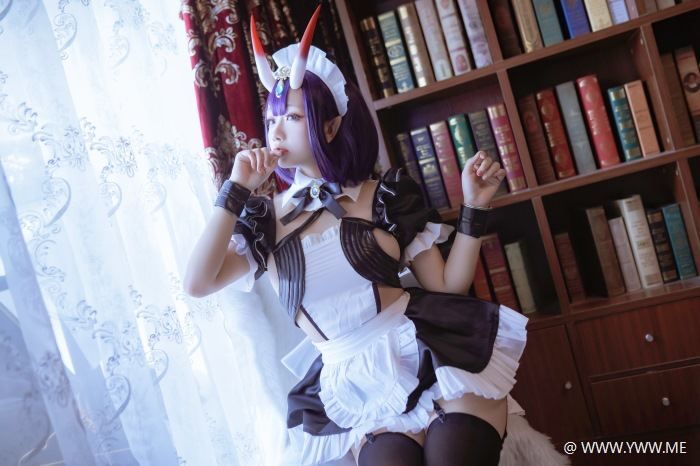 微博美臀@日奈娇 酒吞女仆-像素点