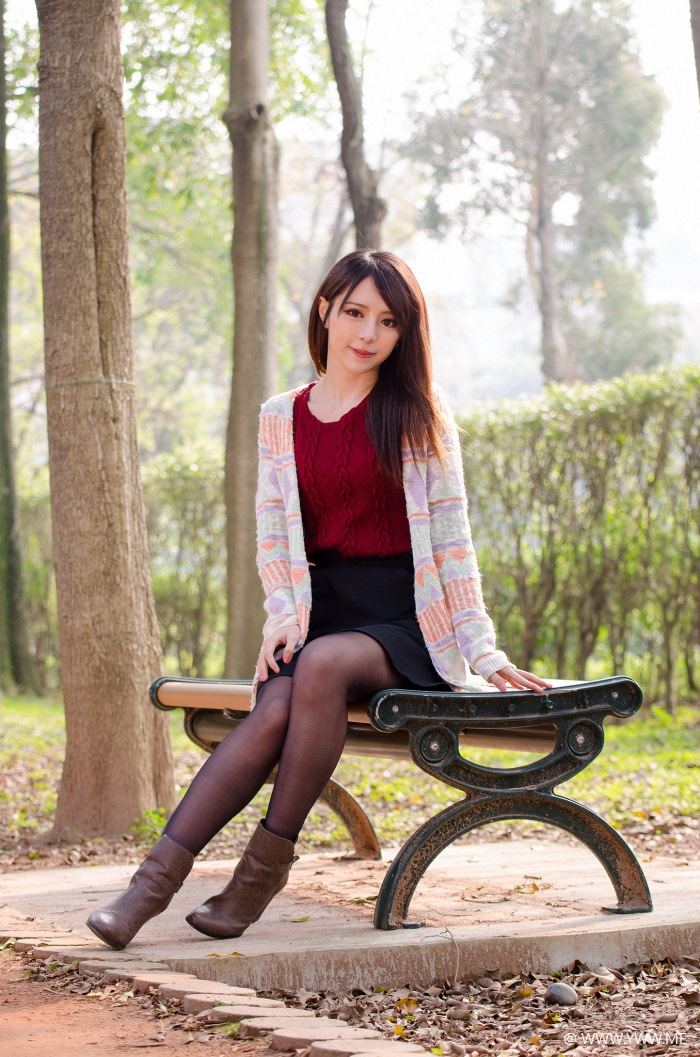 台湾美女 – Julie(张齐郡) 大安森林公园-像素点