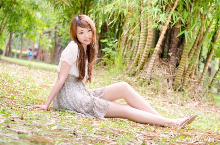 台湾美女 – Lilian 大安森林公园-像素点