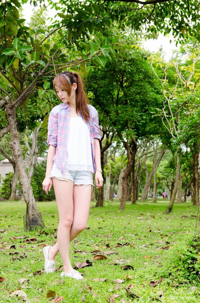 台湾美女 – Lilian 大安森林公园-像素点