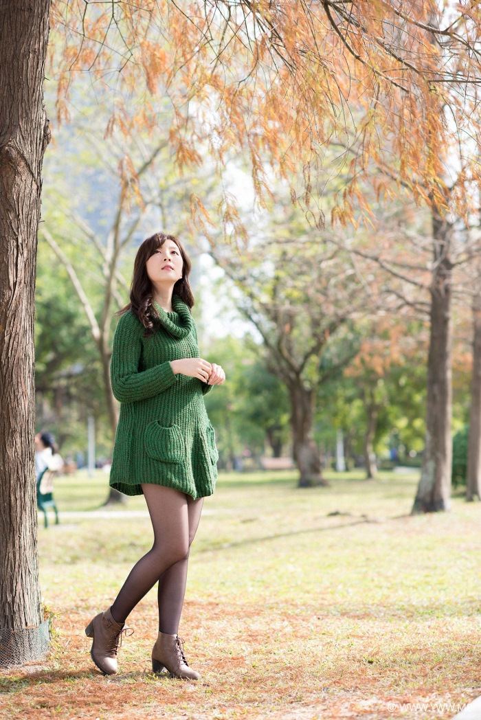 台湾美女 – Patty Yong(小猪) 大安森林公园-像素点