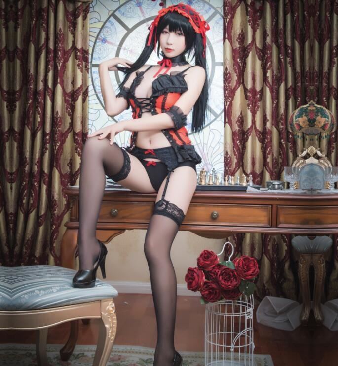 斗鱼主播@黑米粥 狂三内衣