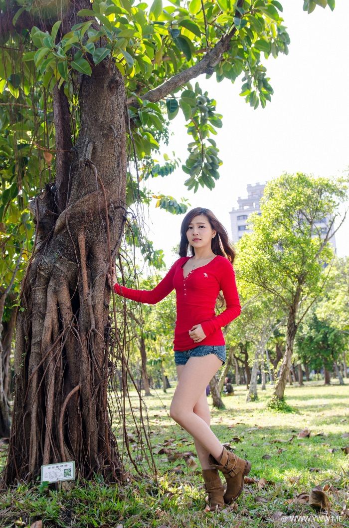 台湾美女 – 艾比 大安森林公园-像素点