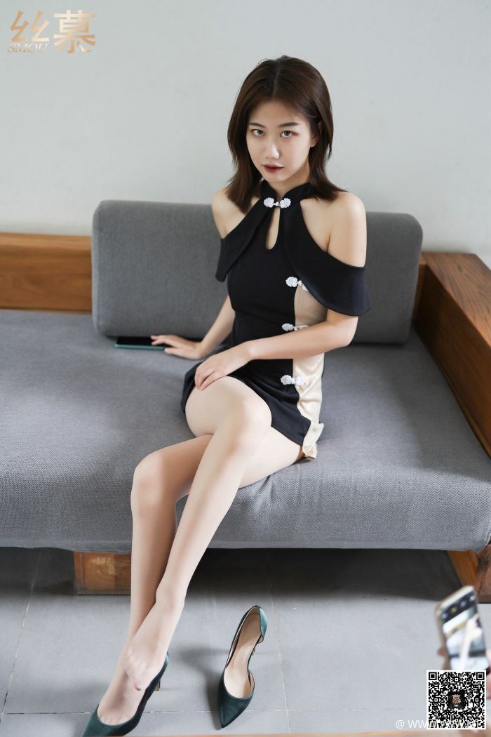 丝慕写真 SM303 天天一元 模特:米朵 – 沙发足趣记-像素点