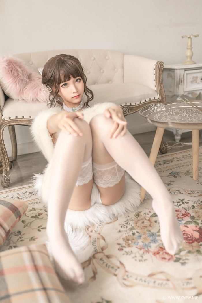 知名Coser@蠢沫沫 新毛披肩套-像素点