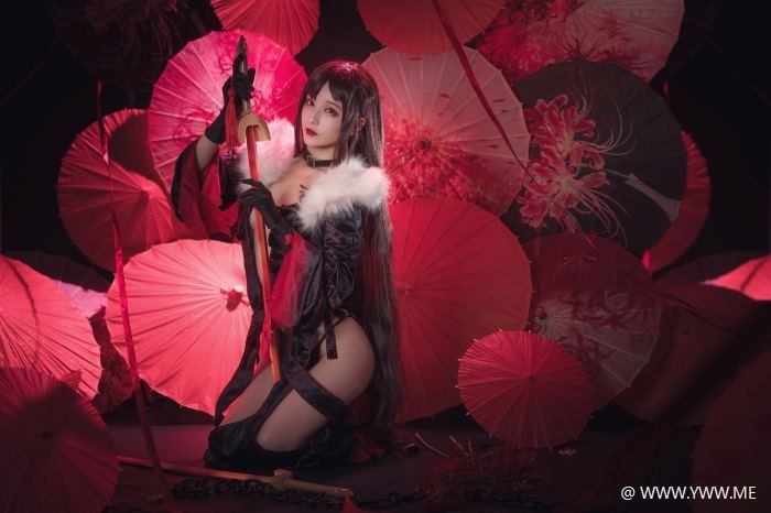 知名COS小姐姐@铁板烧鬼舞w – 虞美人-像素点