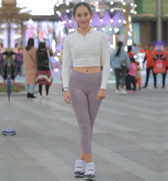 凯恩公爵作品 – 搭讪紫色瑜伽裤女士 写真+视频