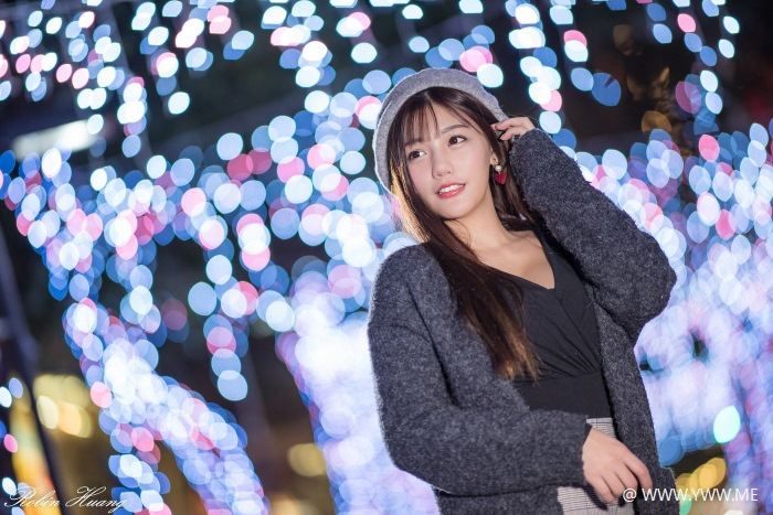 台湾美女 – 陈葳(Chen Wei) 新北市欢乐耶诞城-像素点