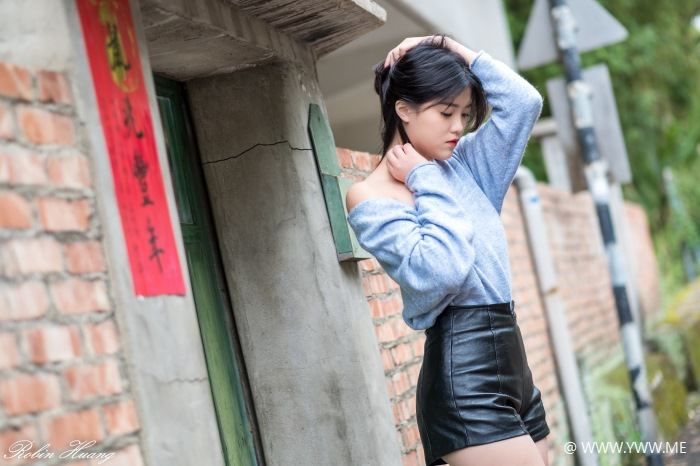 台湾美女 – 陈怡安(Joann) 北埔老街 & 北埔六塘石-像素点