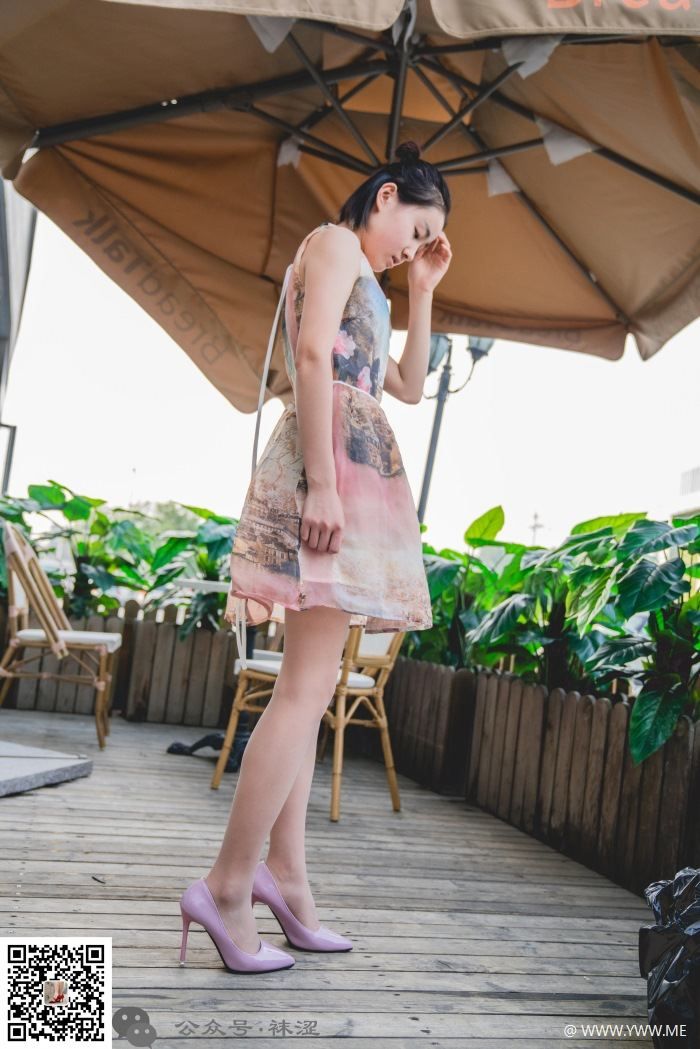 袜涩写真 VOL.006 柔美超薄肉丝-像素点