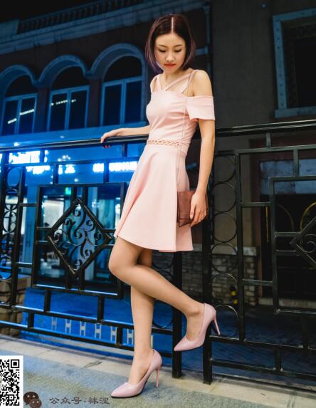 袜涩写真 VOL.007 蓝色港湾夜拍