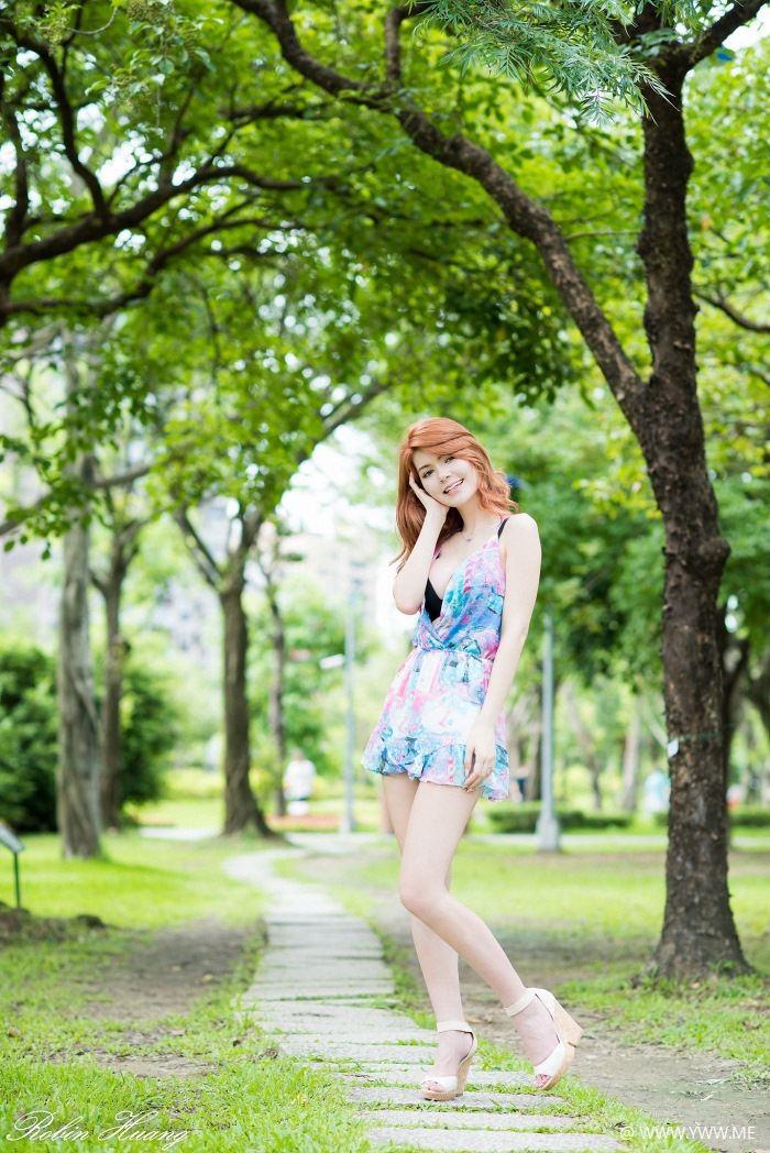 台湾美女 – 陈怡伶(Kimberlly) 大安森林公园 Part 2-像素点