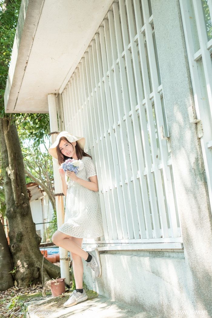 台湾美女 – 陈郁晴(羽晴Min) 高家绣球花田 & 美军宿舍-像素点