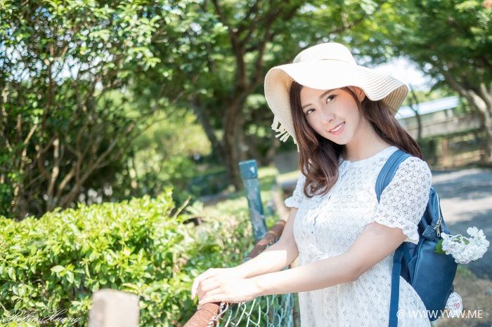 台湾美女 – 陈郁晴(羽晴Min) 高家绣球花田 & 美军宿舍-像素点